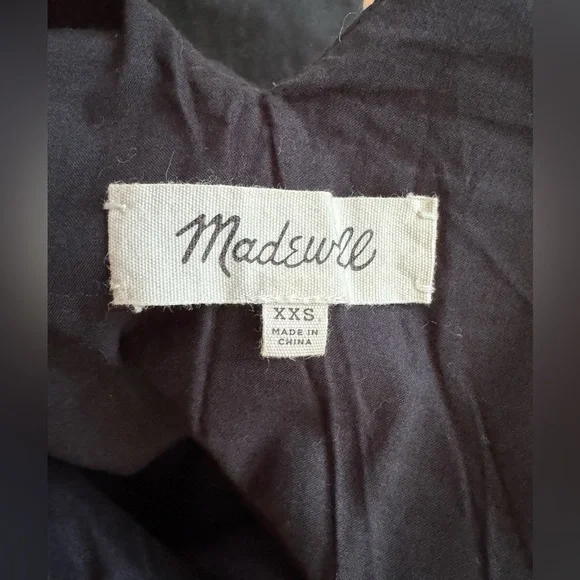 Madewell Embroidered Tassel Linen Tee Dress XXS(can likely fit up to M) - Picture 9 of 13